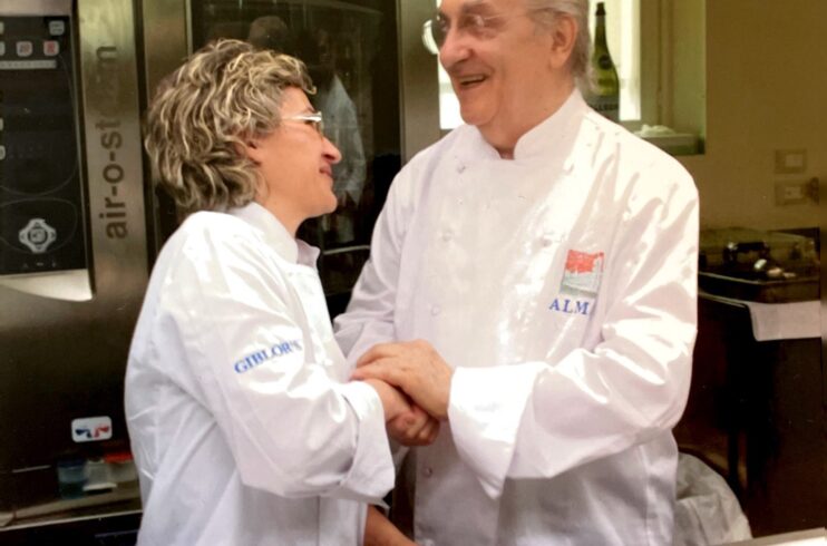 Dorina Burlacu e Gualtiero Marchesi | Chef Reggio Emilia