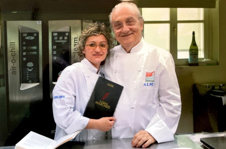 Dorina Burlacu e Gualtiero Marchesi | Chef Reggio Emilia
